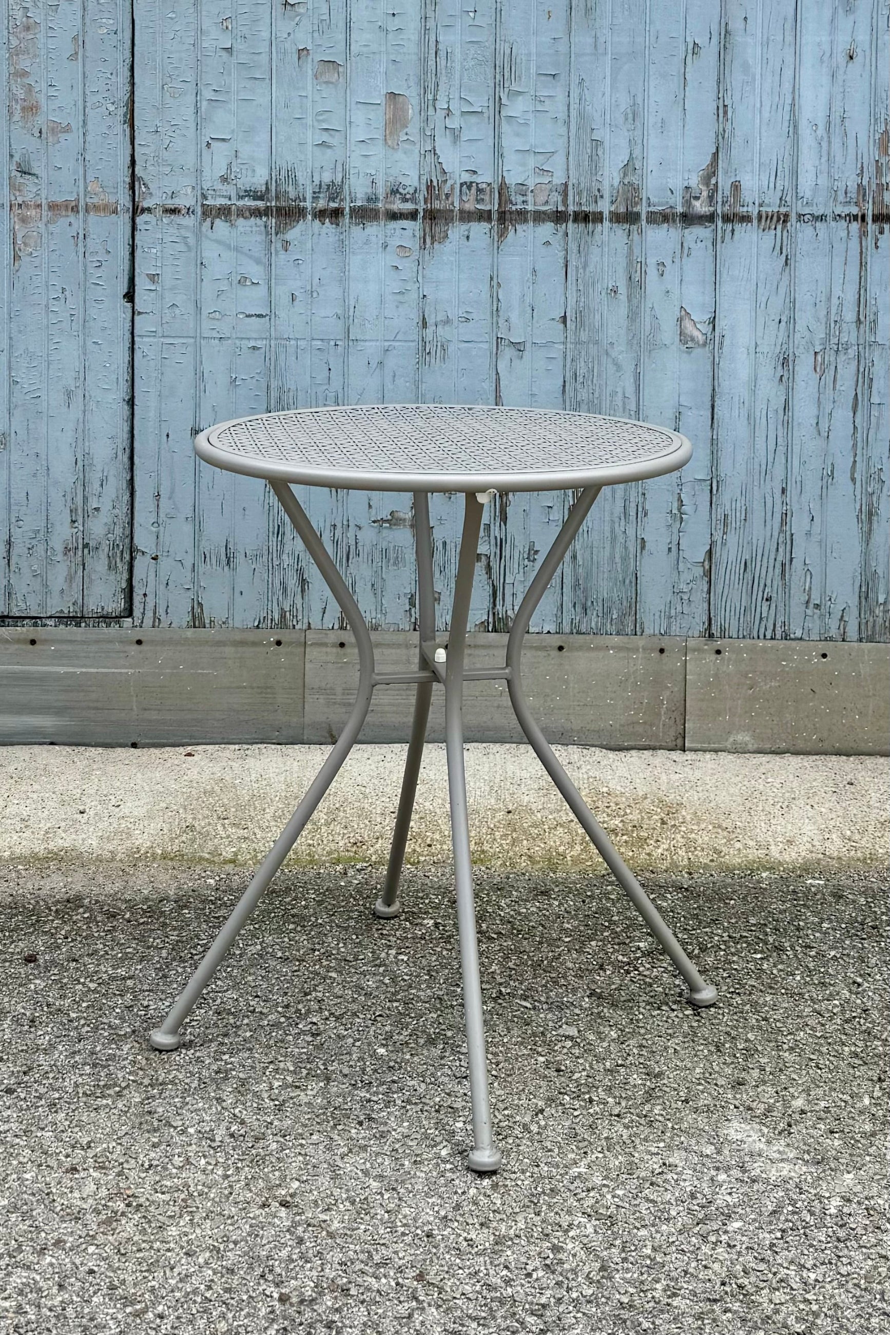 The Gray Bistro Table at Sprout-home shown from the side