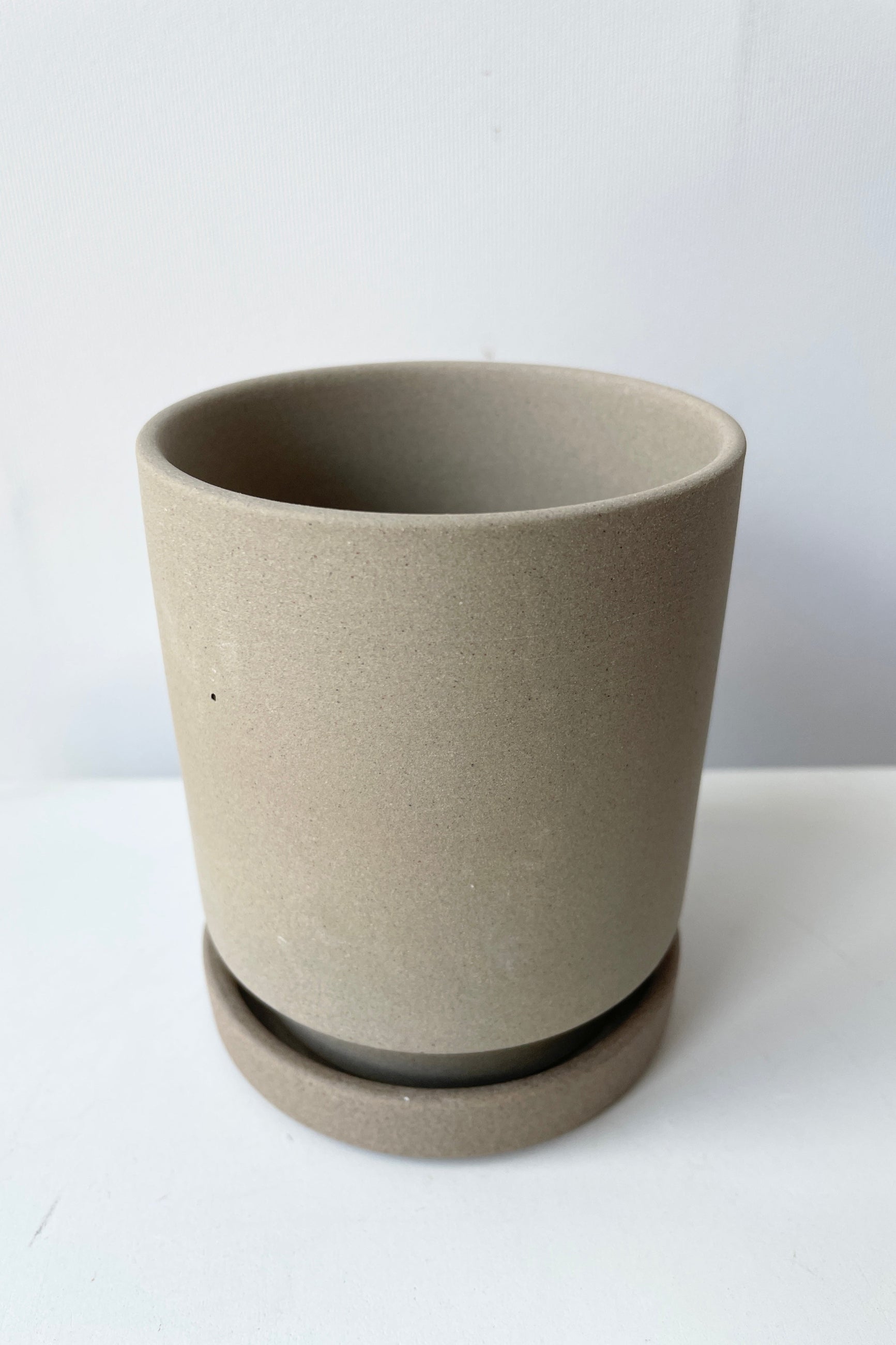 Imogen pot shown from the top side looking slightly in ©Sprout Home