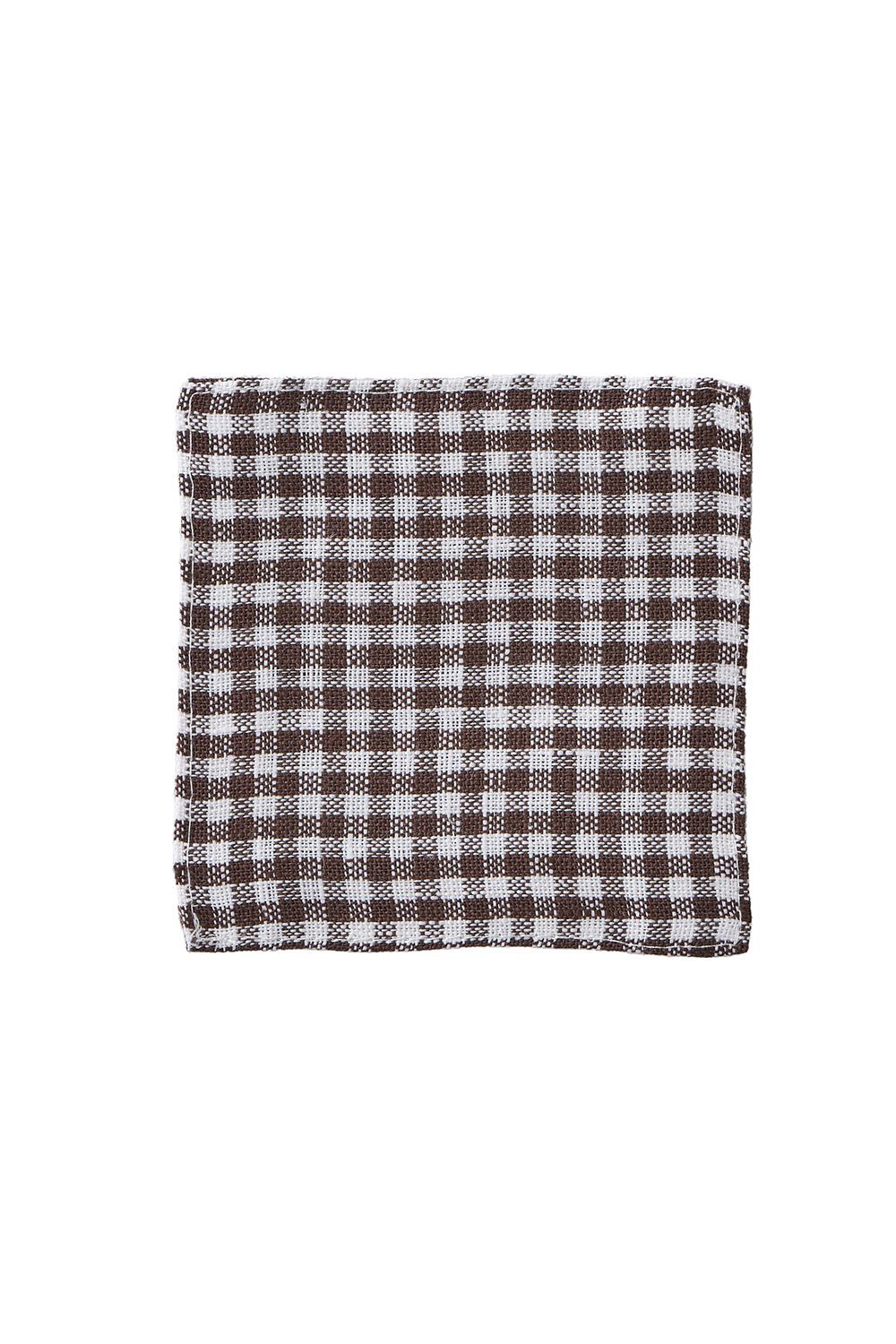 The Joshu Fog Linen Work Coaster on a white backdrop. 