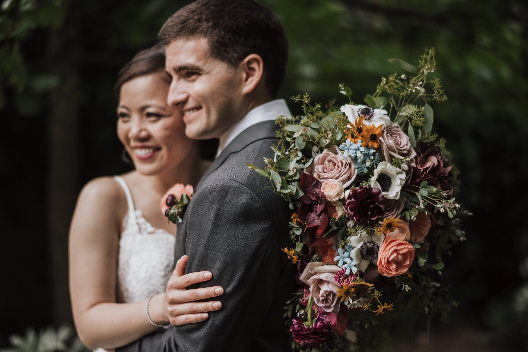 Zasso wedding floral bouquet by Sprout-home. Photograph by Iron honey Photography